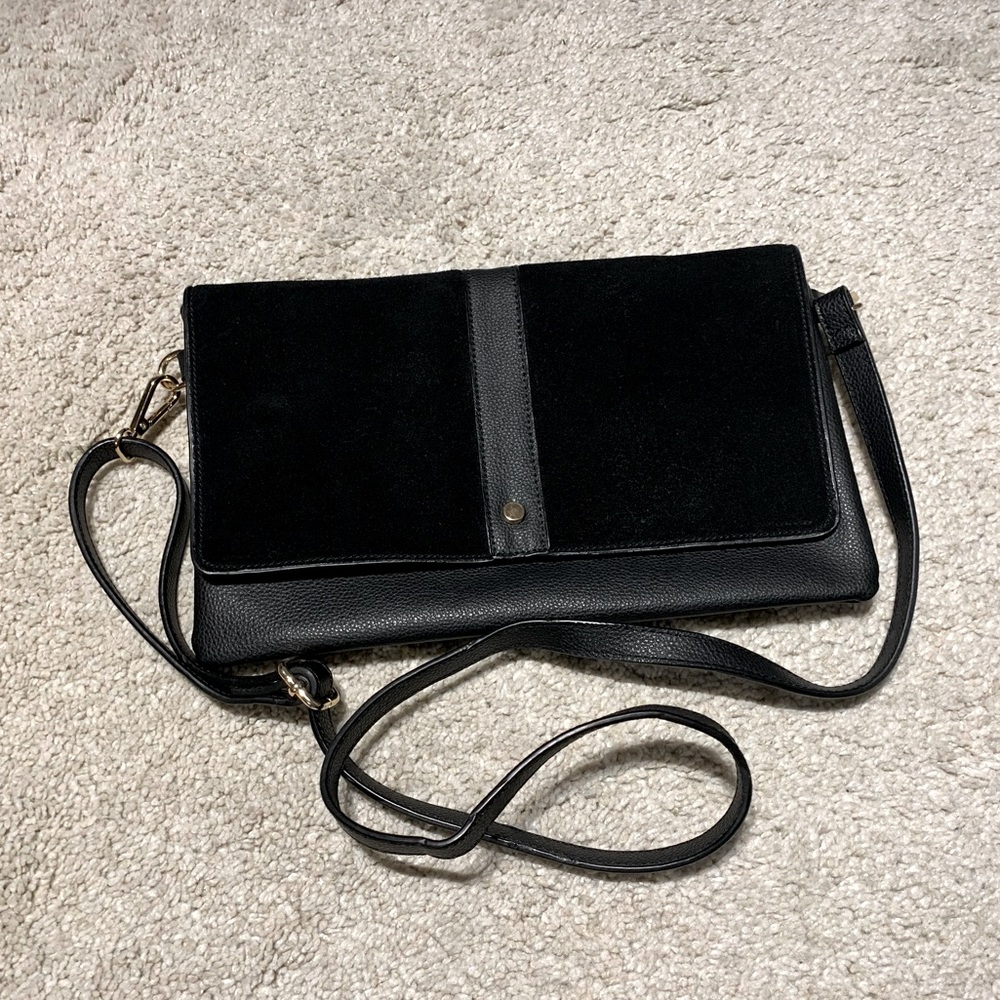 Kanevas Convertible Vegan Leather Purse